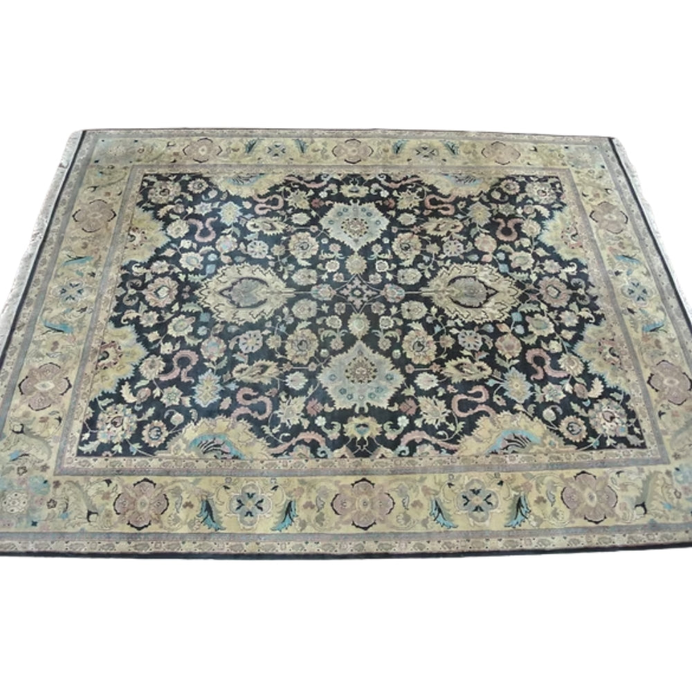 9 x 12 ft Hand Knotted Indian Rug