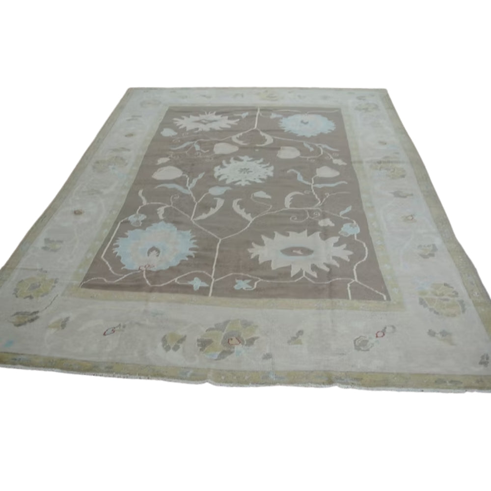 9.5 x 13 ft Hand Knotted Persian Mahal Rug