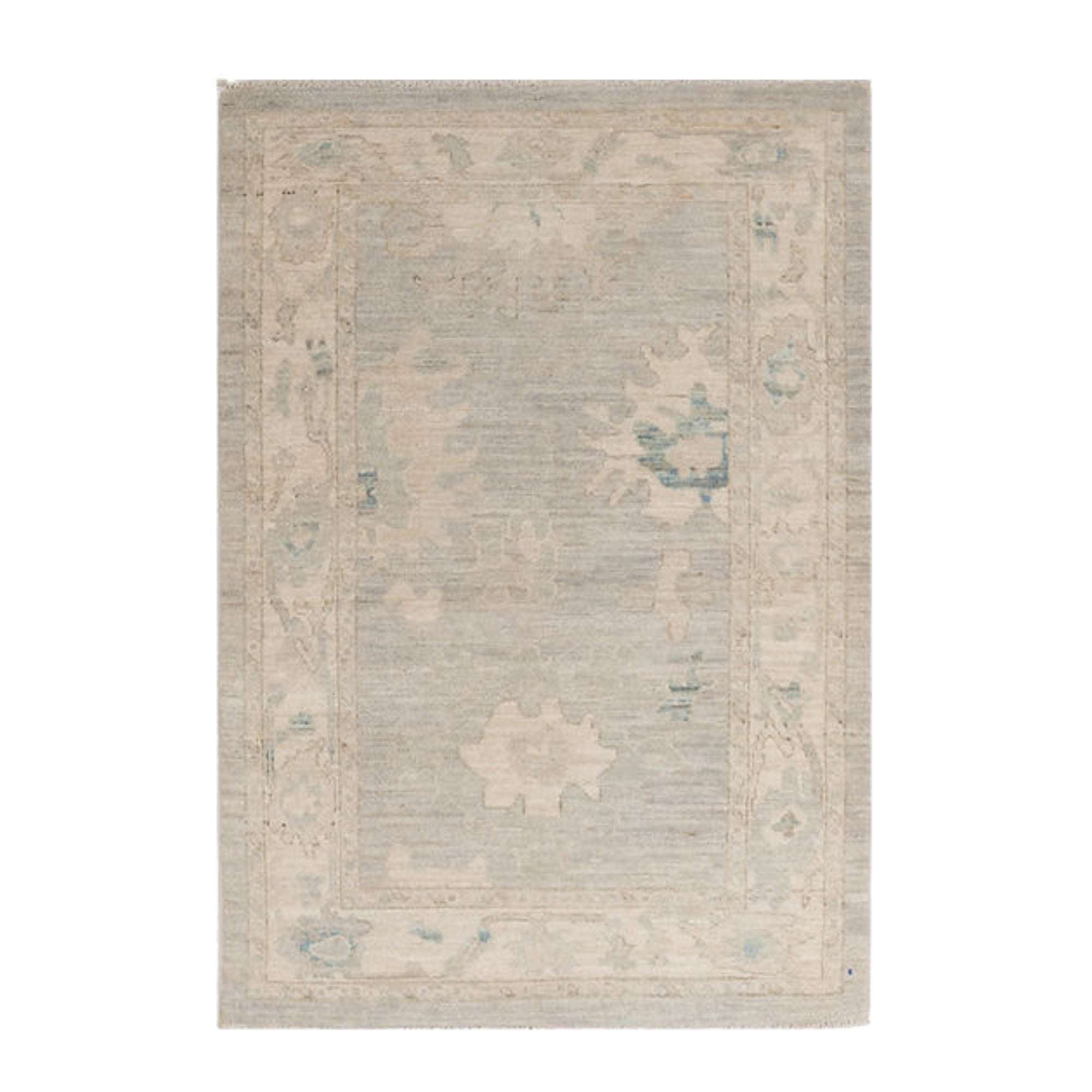 3.3 x 4.10 ft Hand Knotted Oushak Rug