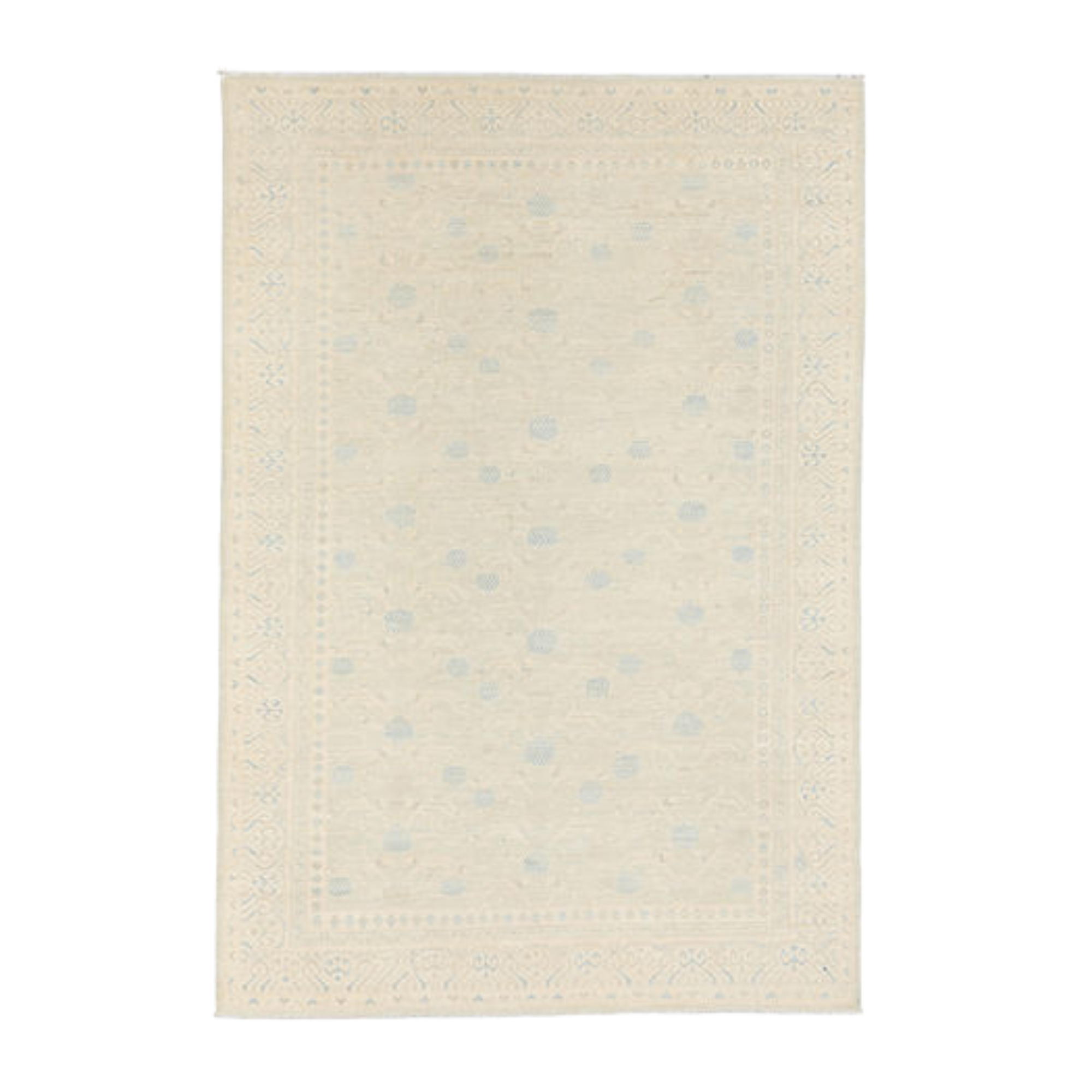 5.11 x 8.6 ft Hand Knotted Fine Khotan Rug