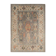 9.11 x 13.10 ft Hand Knotted Oushak Rug
