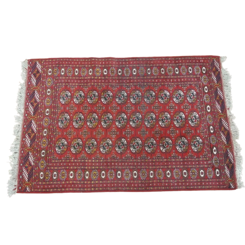 4 x 6 ft Hand Knotted Bokhara Rug