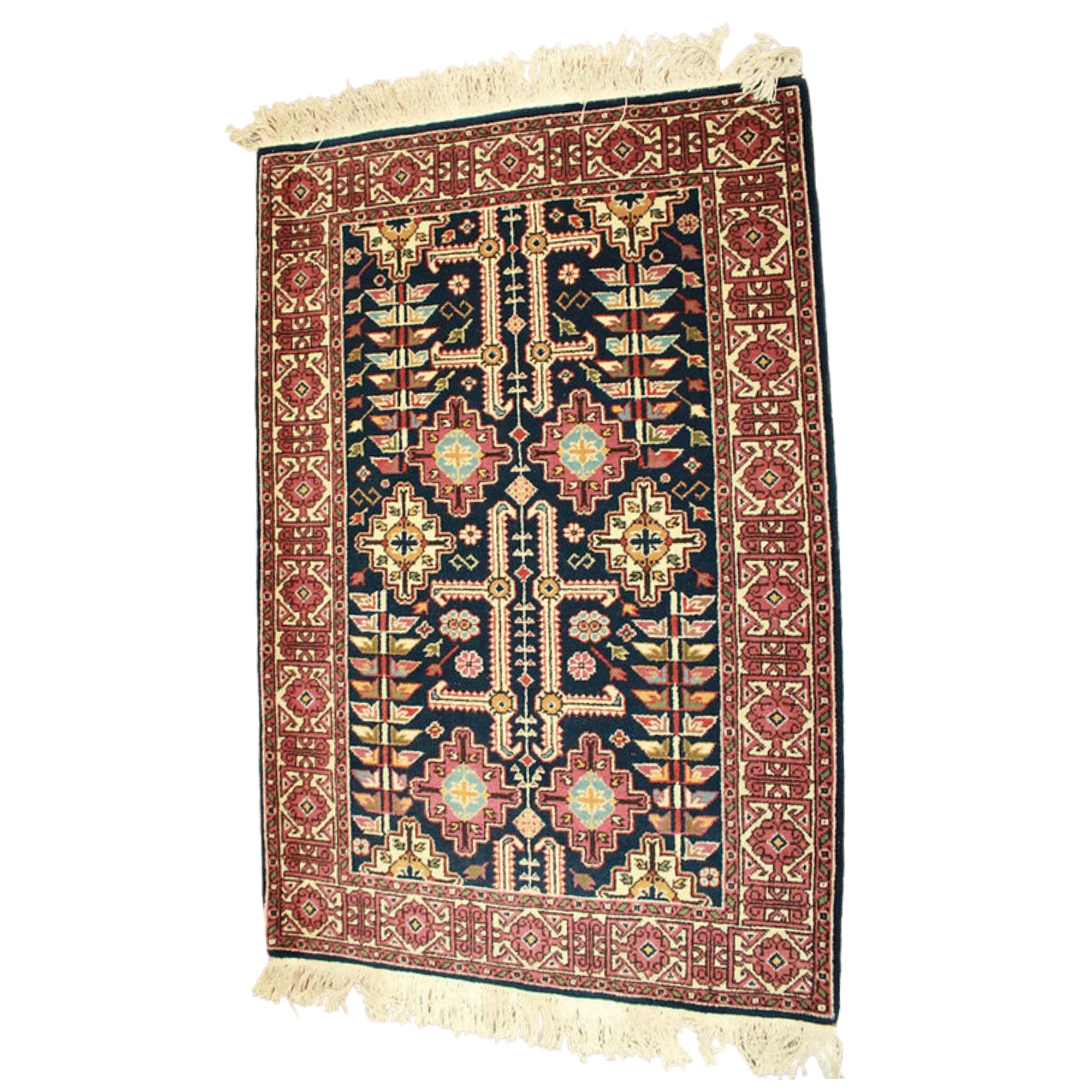 3.3 x 5 ft Hand Knotted Romanian Yalama Rug