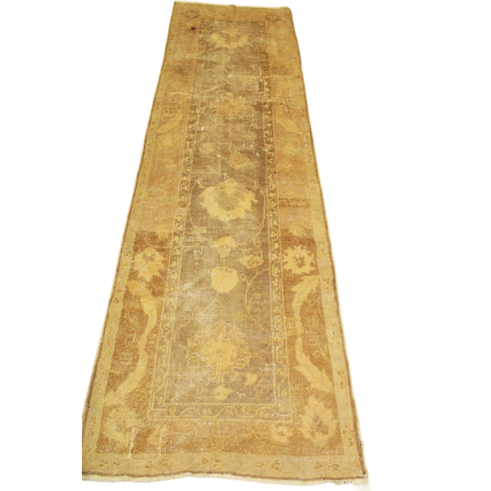 2.11 x 10 ft Hand Knotted Old Persian Mahal Runner