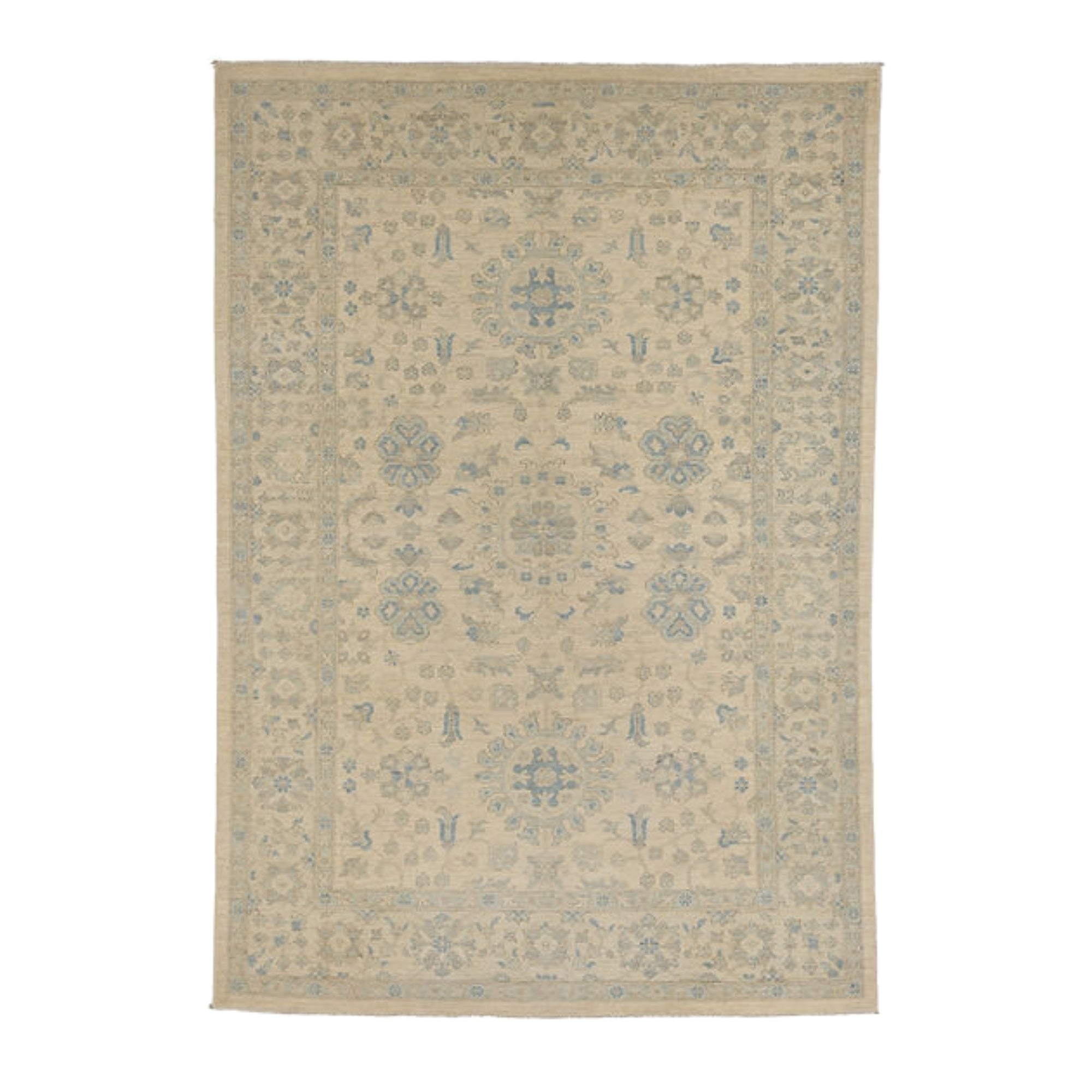 5.11 x 8.8 ft Hand Knotted Chobi Rug