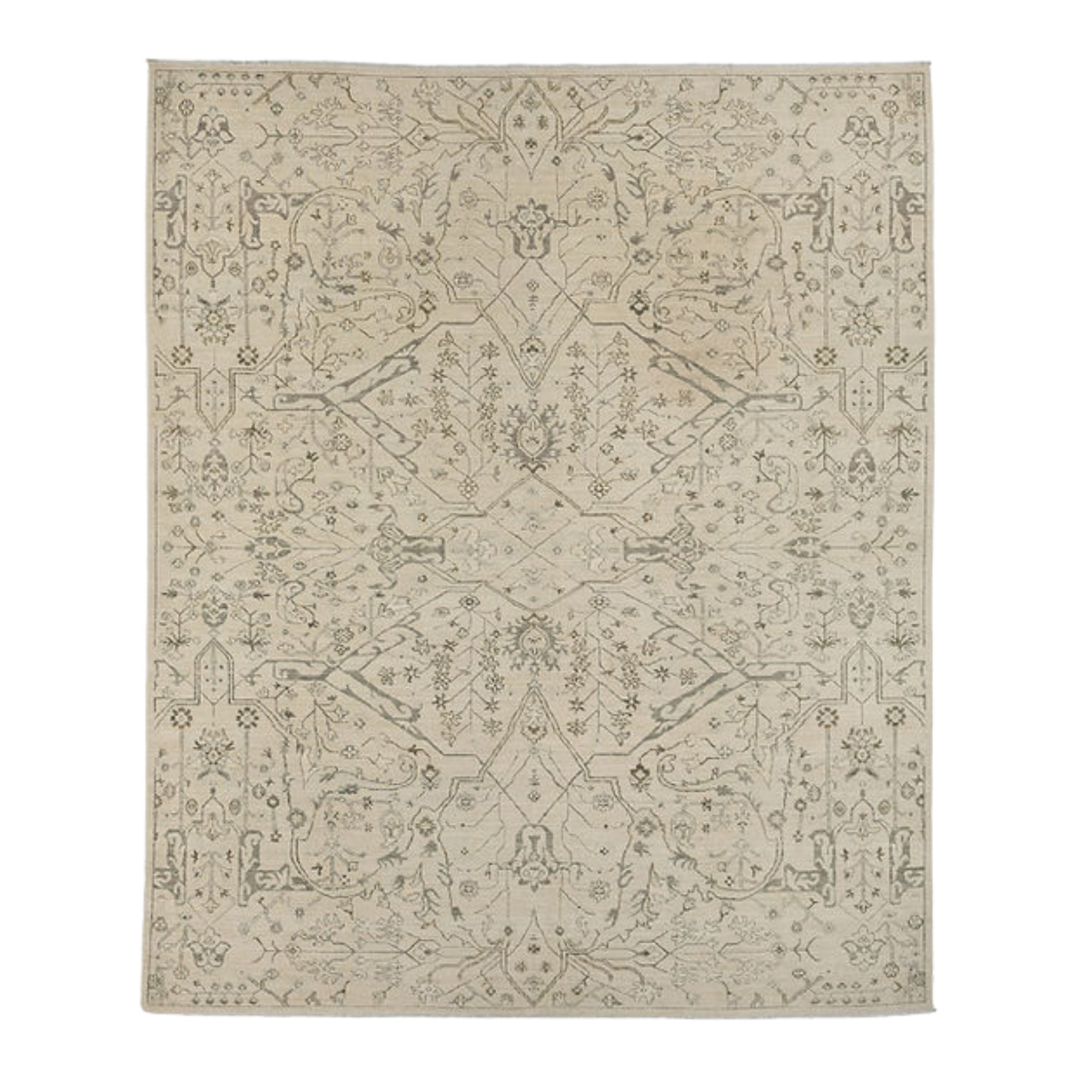 8.1 x 10 ft Hand Knotted Chobi Rug
