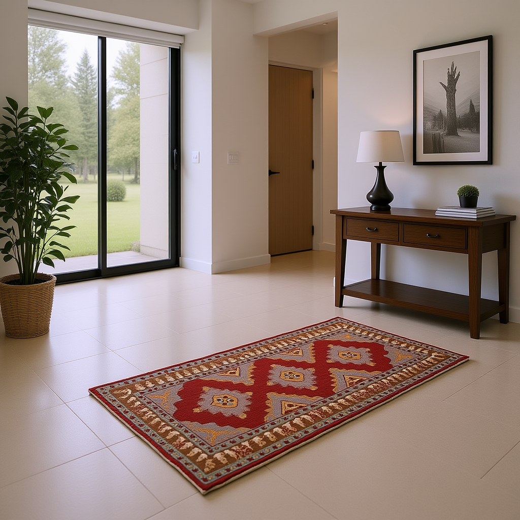2.8 x 9.7 ft Hand Knotted Vintage Oushak Runner