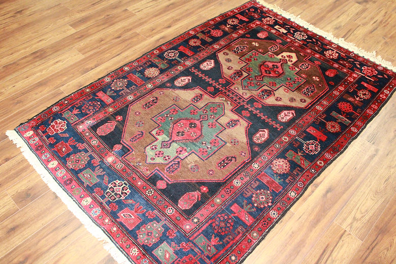 4.9 x 7 ft Hand Knotted Old Persian Kolye Rug