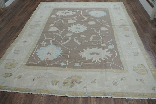 9.5 x 13 ft Hand Knotted Persian Mahal Rug
