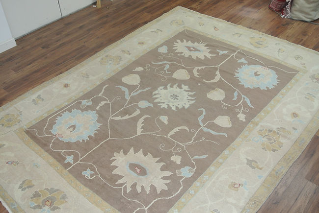 9.5 x 13 ft Hand Knotted Persian Mahal Rug