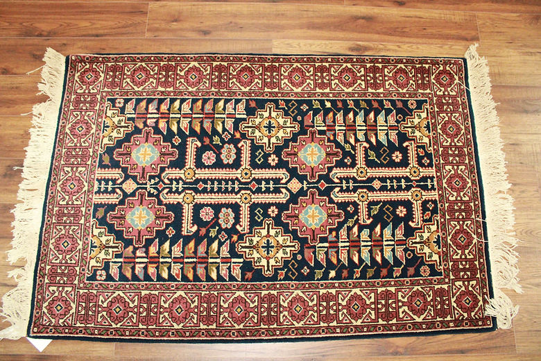 3.3 x 5 ft Hand Knotted Romanian Yalama Rug