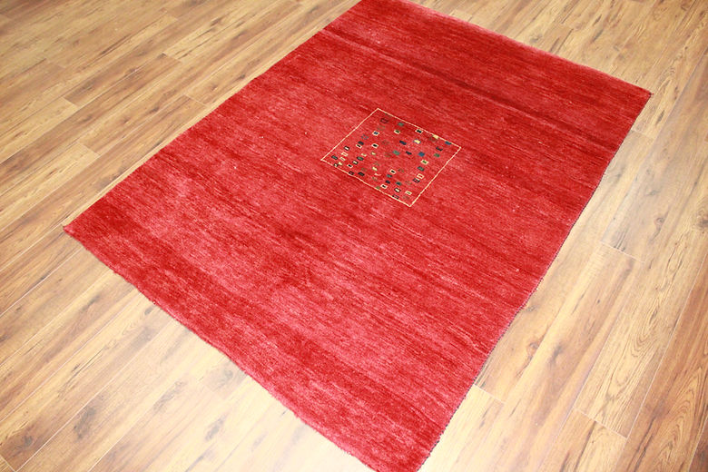 4.9 x 6.3 ft Hand Knotted Old Persian Shiraz Rug