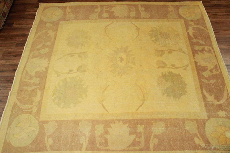 8.3 x 9.5 ft Hand Knotted Old Persian Mahal Rug