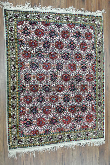4.6 x 5.9 ft Hand Knotted Pakistani Bokhara Rug