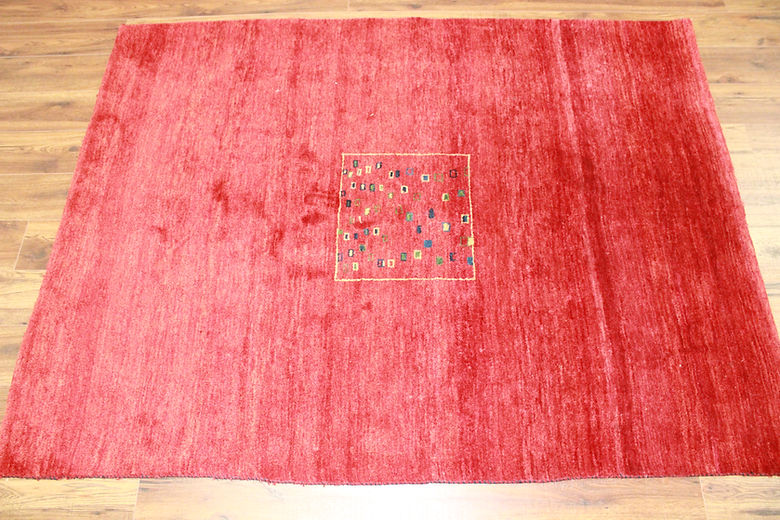 4.9 x 6.3 ft Hand Knotted Old Persian Shiraz Rug