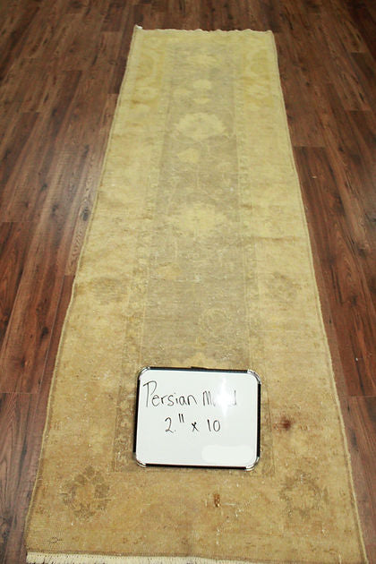 2.11 x 10 ft Hand Knotted Old Persian Mahal Runner