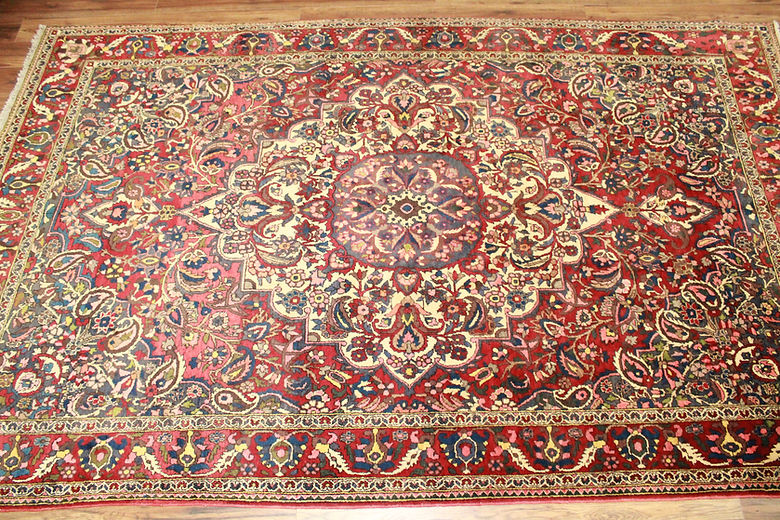 6.7 x 10.8 ft Hand Knotted Old Persian Bakhtiari Rug