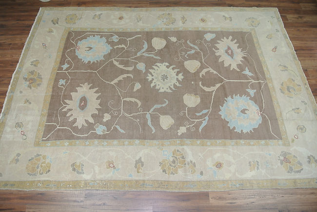 9.5 x 13 ft Hand Knotted Persian Mahal Rug