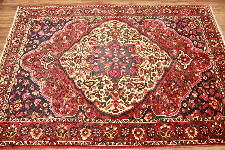 7 x 10 ft Hand Knotted Old Persian Bakhtiari Rug