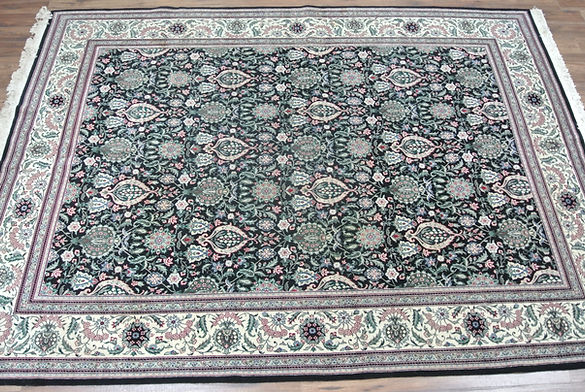 9 x 11.6 ft Hand Knotted Chinese Rug