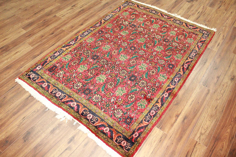 4.7 x 6.6 ft Hand Knotted Old Persian Tabriz Rug