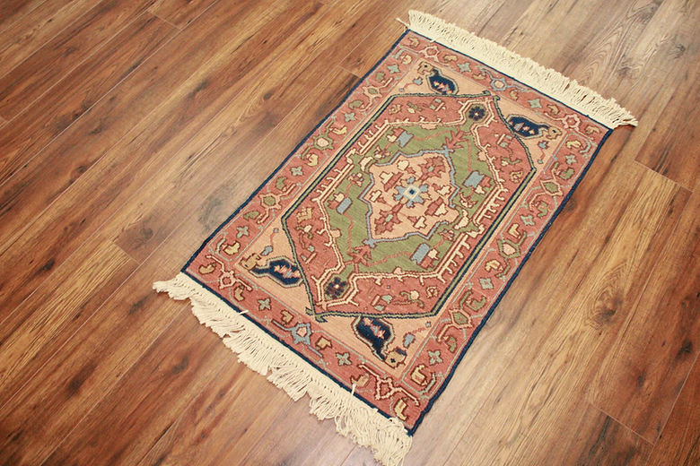 2 x 3 ft Hand Knotted Indian Sumac Rug