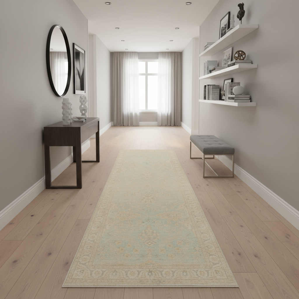 4.1 x 13.1 ft Hand Knotted Chobi Runner