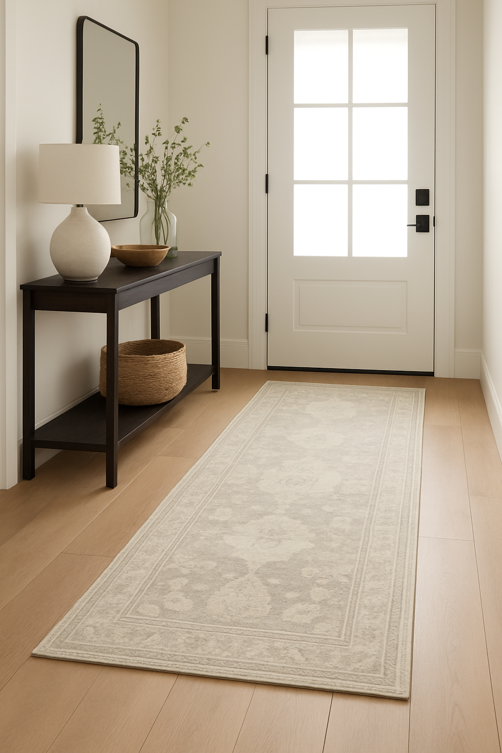 2.8 x 9.7 ft Hand Knotted Oushak Runner