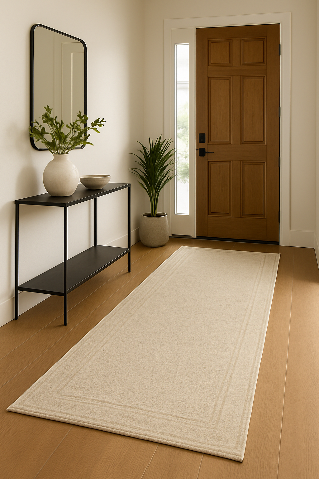 2.6 x 9.9 ft Hand Knotted Oushak Runner
